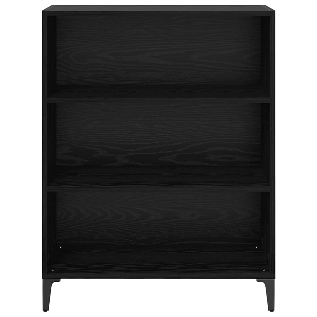 Credenza Rovere nero 32.5 x 69.5 x 90 cm Legno multistrato