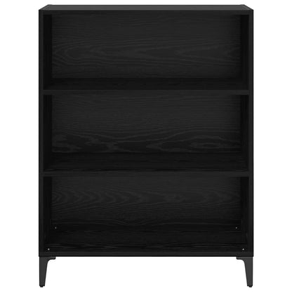 Credenza Rovere nero 32.5 x 69.5 x 90 cm Legno multistrato