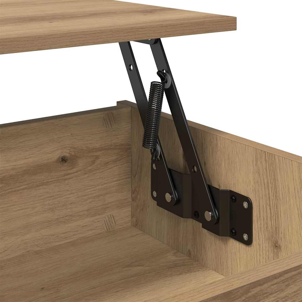 Tavolino da salotto rovere artigianale 80 x 50.5 x 41.5 cm