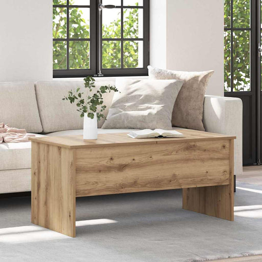 Tavolino da salotto Rovere artigianale 102 x 50,5 x 46,5 cm | homemem39