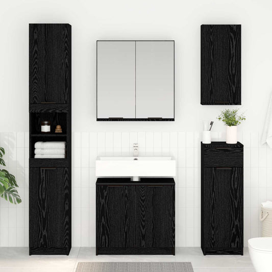 Mobile da Bagno Rovere Nero 64,5 x 33,5 x 59 cm | homemem39