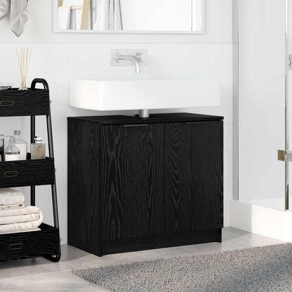 Mobile da Bagno Rovere Nero 64,5 x 33,5 x 59 cm | homemem39