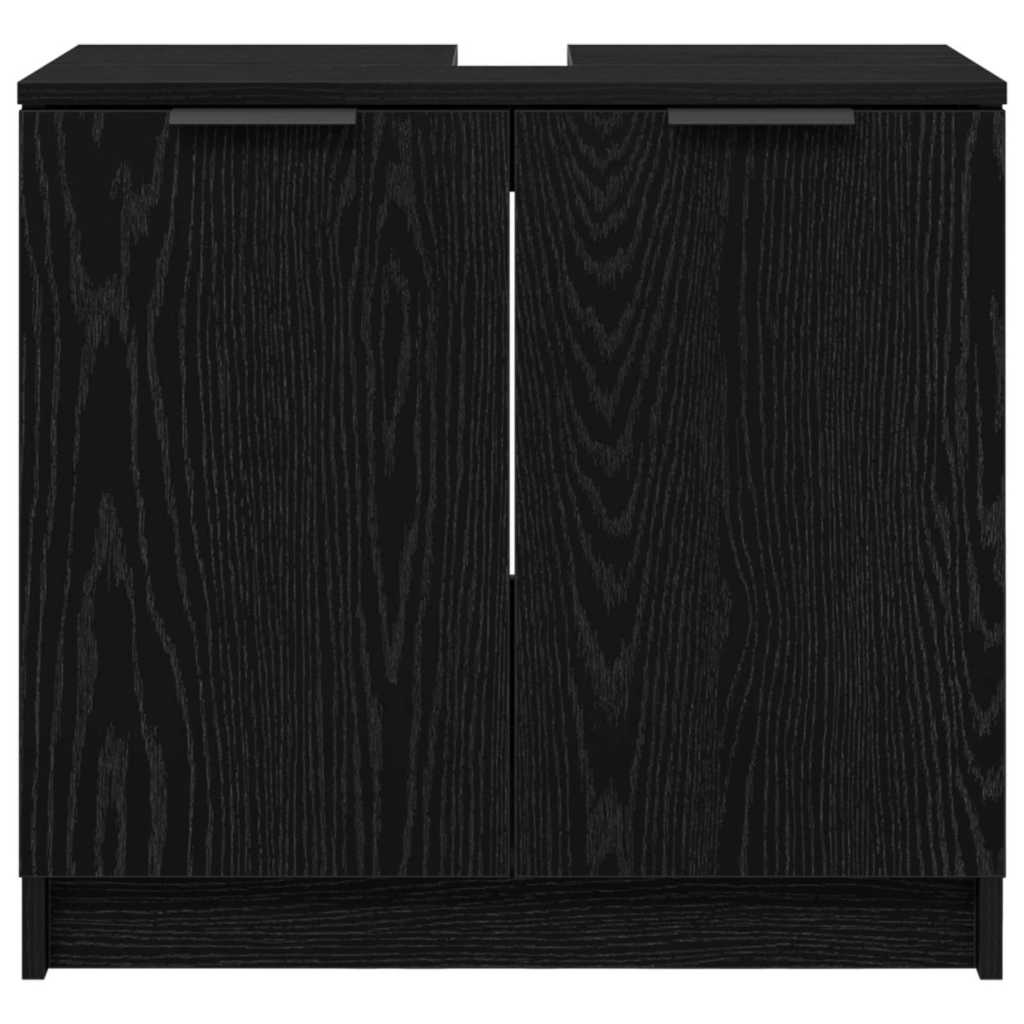 Mobile da Bagno Rovere Nero 64,5 x 33,5 x 59 cm | homemem39