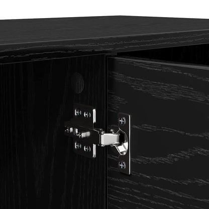 Mobile TV Rovere Nero 102 x 35 x 36,5 cm Legno multistrato