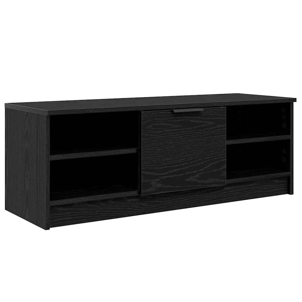 Mobile TV Rovere Nero 102 x 35 x 36,5 cm Legno multistrato