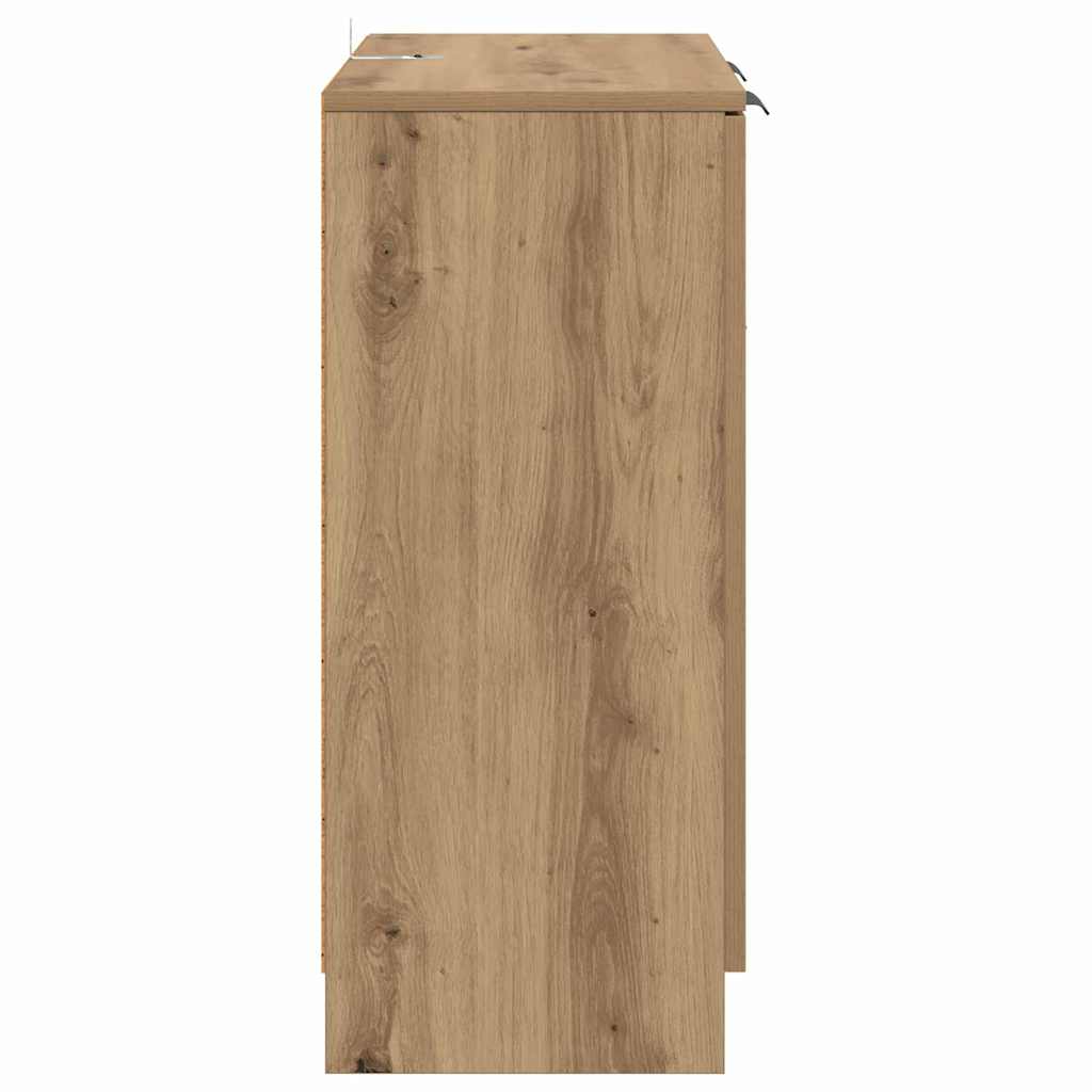 Credenza rovere artigianale 60 x 30 x 70 cm Legno multistrato