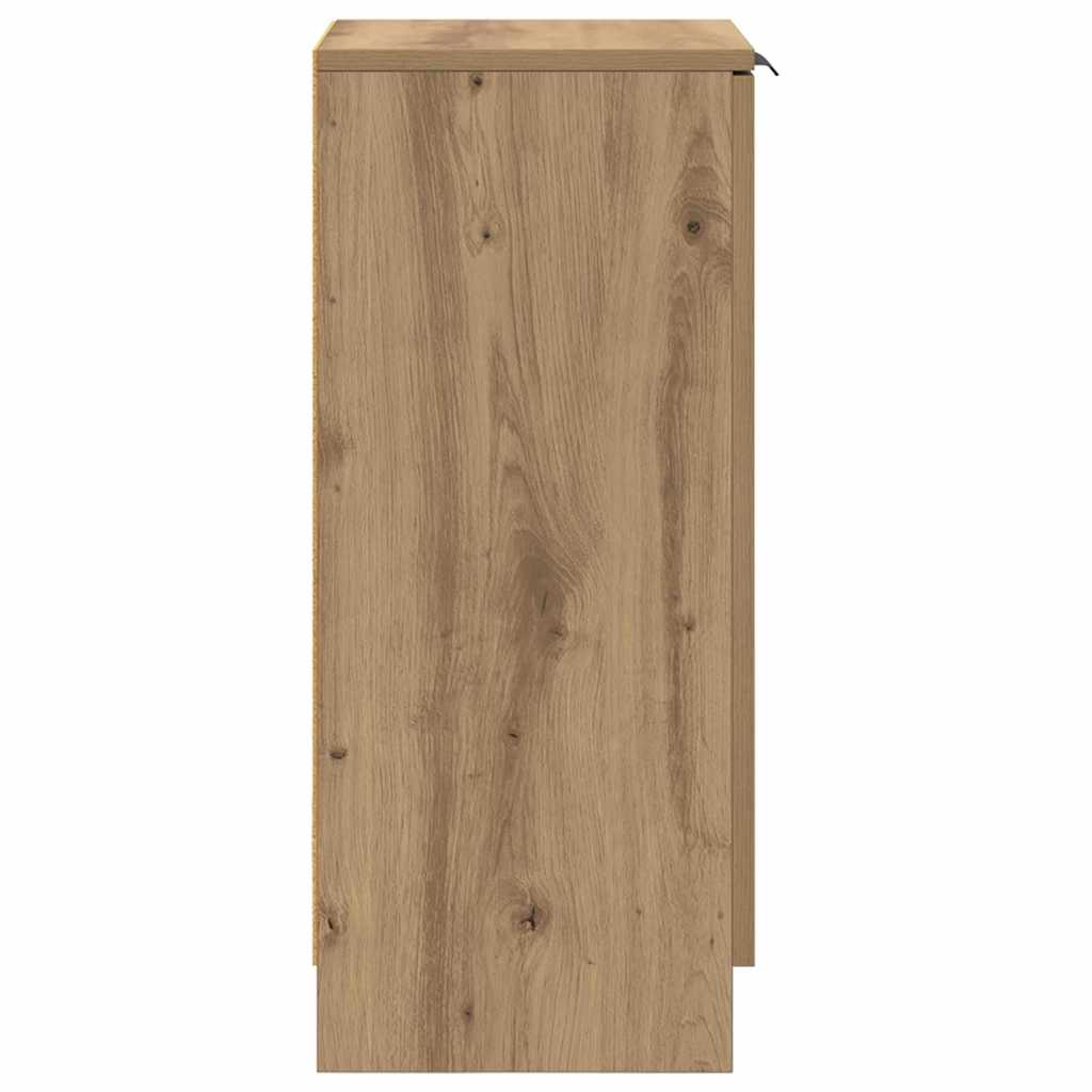 Credenza rovere artigianale 30 x 30 x 70 cm Legno multistrato