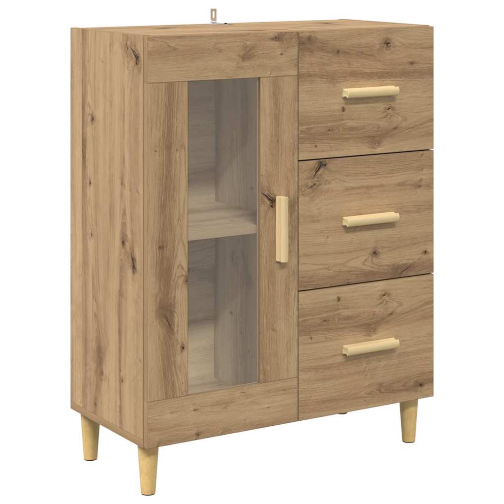 Credenza Rovere artigianale 69,5 x 34 x 90 cm Legno multistrato