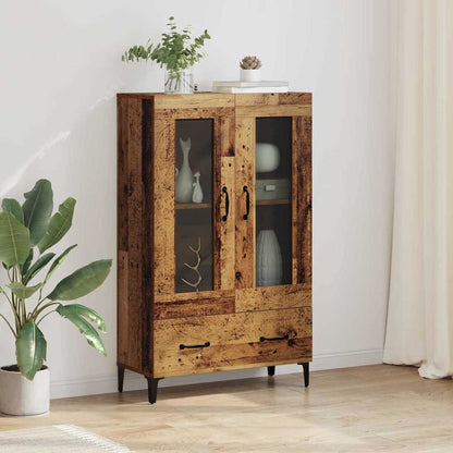 Credenza con cassetto Legno vecchio 70 x 31 x 115 cm