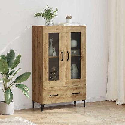 Credenza con cassetto Rovere artigianale 70 x 31 x 115 cm
