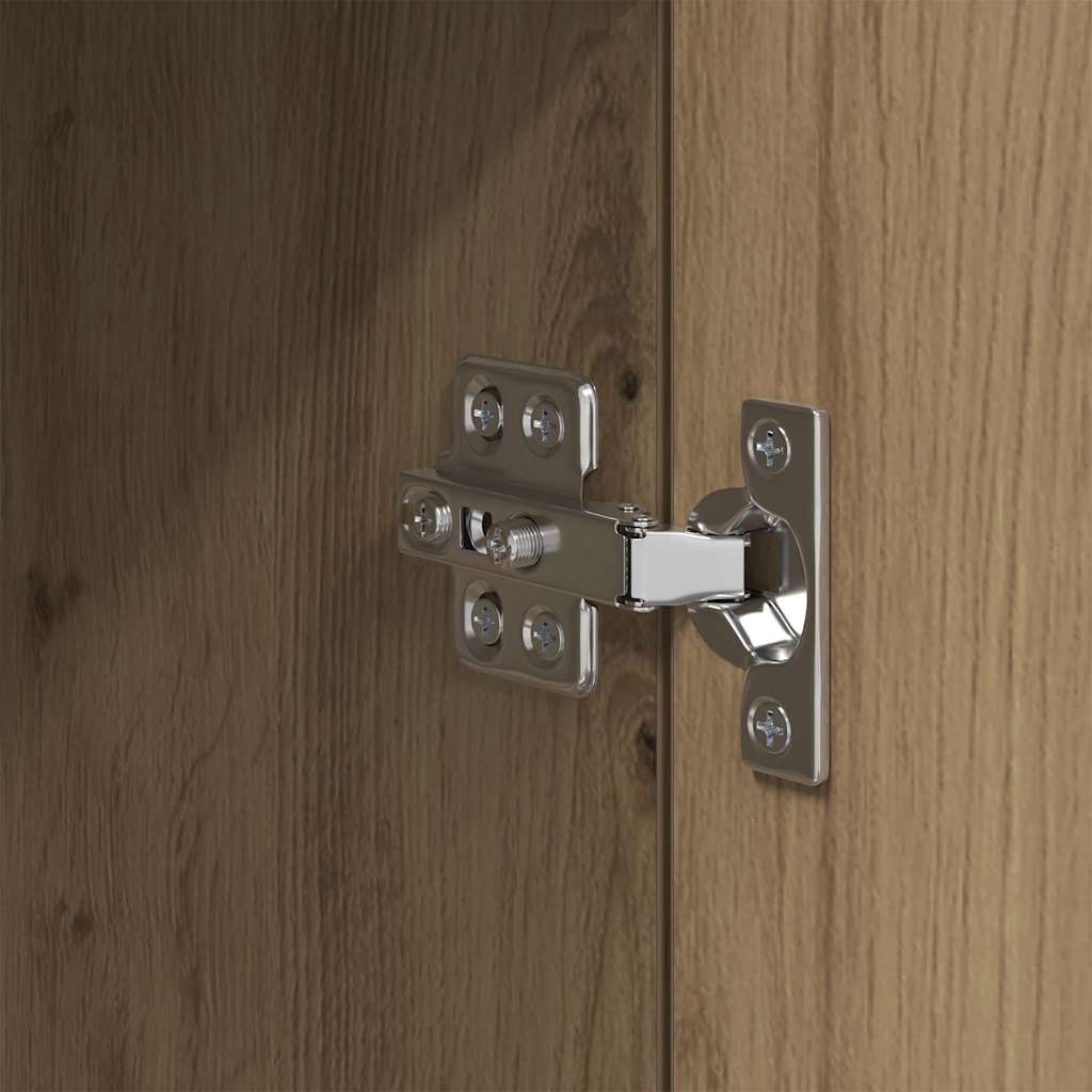 Credenza rovere artigianale 34.5 x 34 x 90 cm Legno multistrato