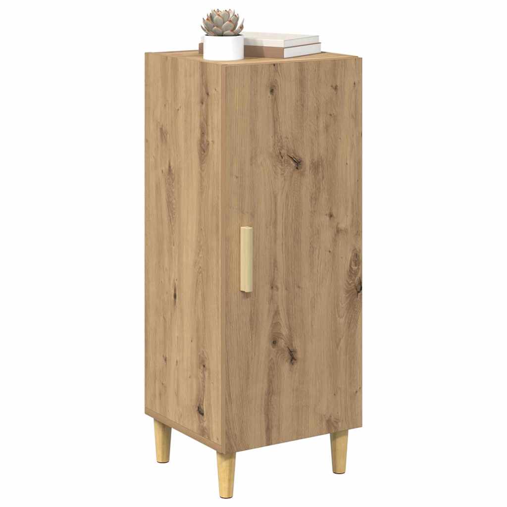 Credenza rovere artigianale 34.5 x 34 x 90 cm Legno multistrato