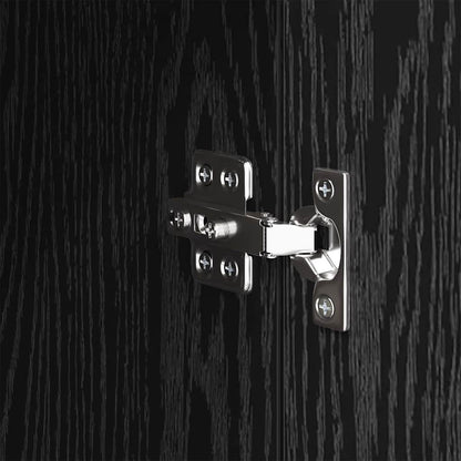 Credenza Rovere nero 34.5 x 34 x 90 cm Legno multistrato