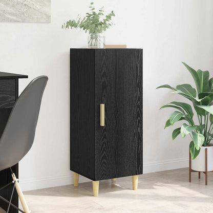 Credenza Rovere nero 34.5 x 34 x 90 cm Legno multistrato
