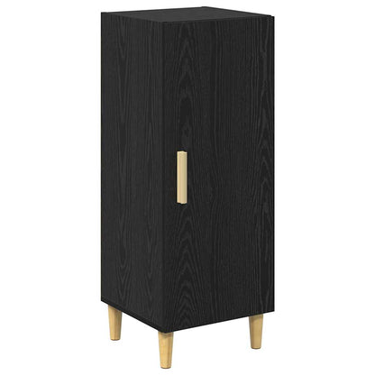 Credenza Rovere nero 34.5 x 34 x 90 cm Legno multistrato