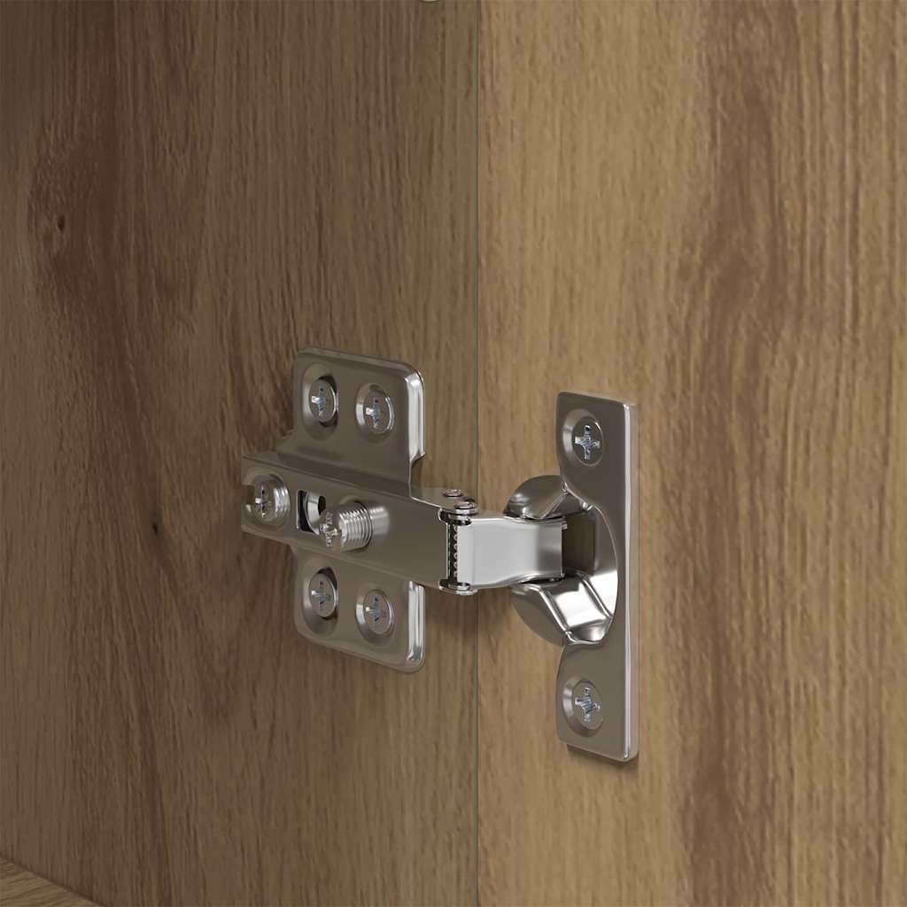 Credenza rovere artigianale 34.5 x 34 x 90 cm Legno multistrato