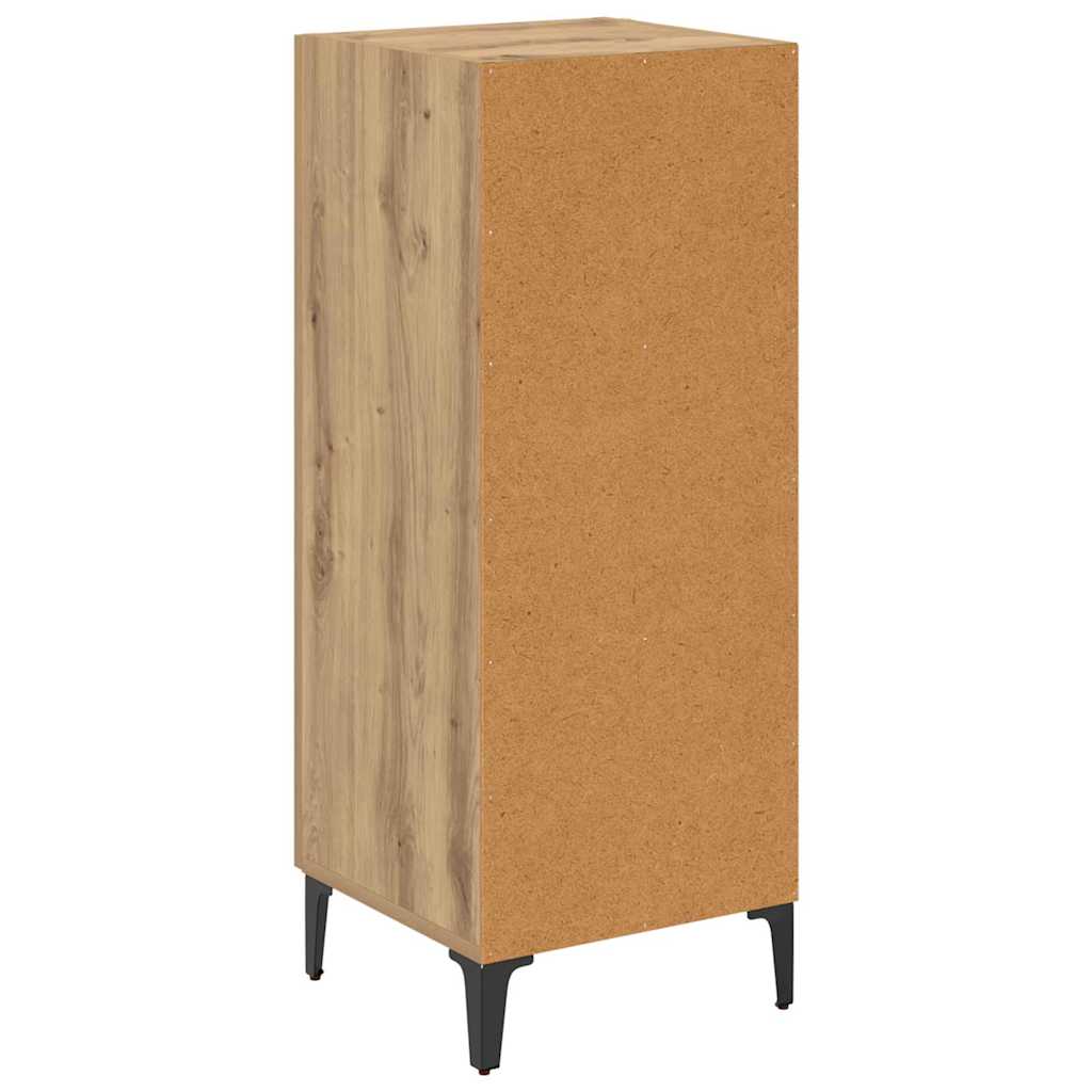 Credenza rovere artigianale 34.5 x 34 x 90 cm Legno multistrato