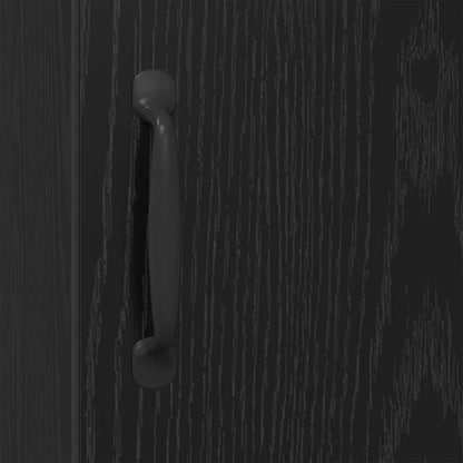 Credenza Rovere nero 34.5 x 34 x 90 cm Legno multistrato