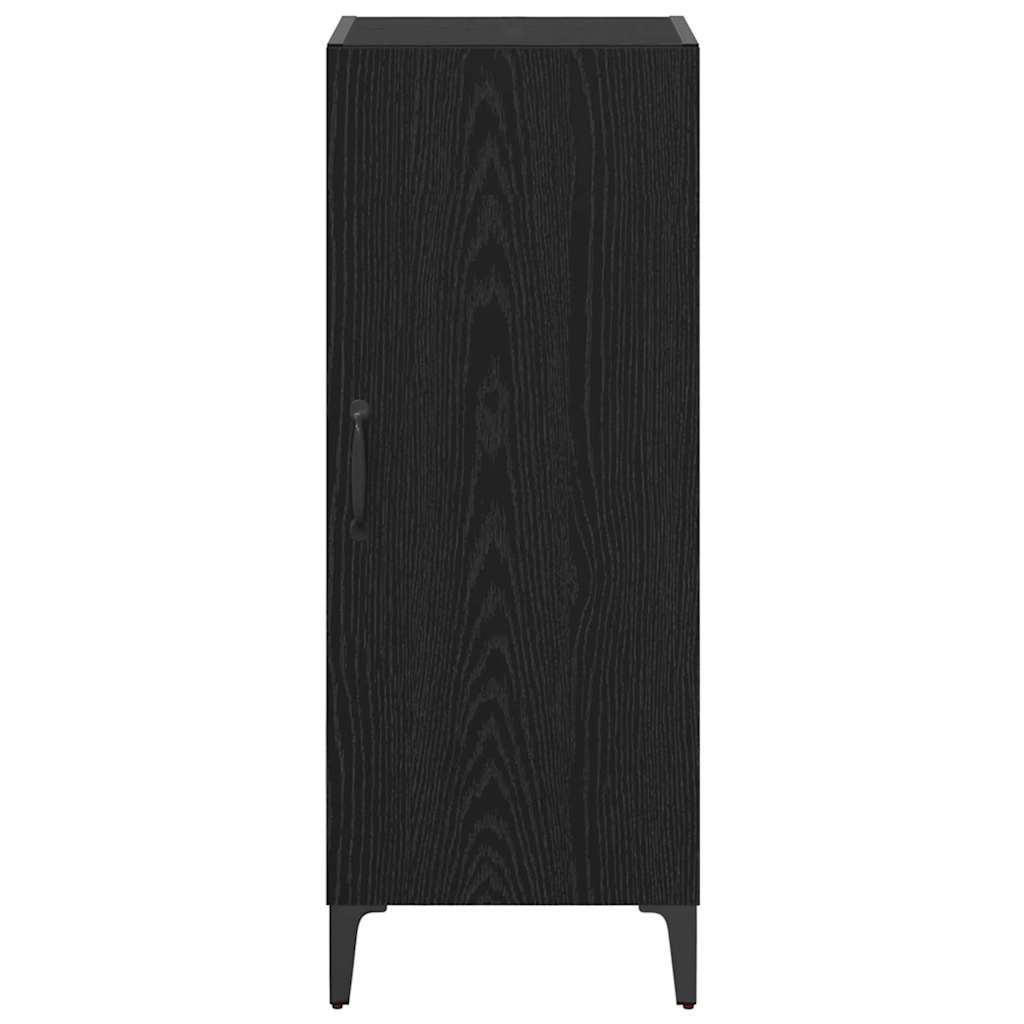 Credenza Rovere nero 34.5 x 34 x 90 cm Legno multistrato