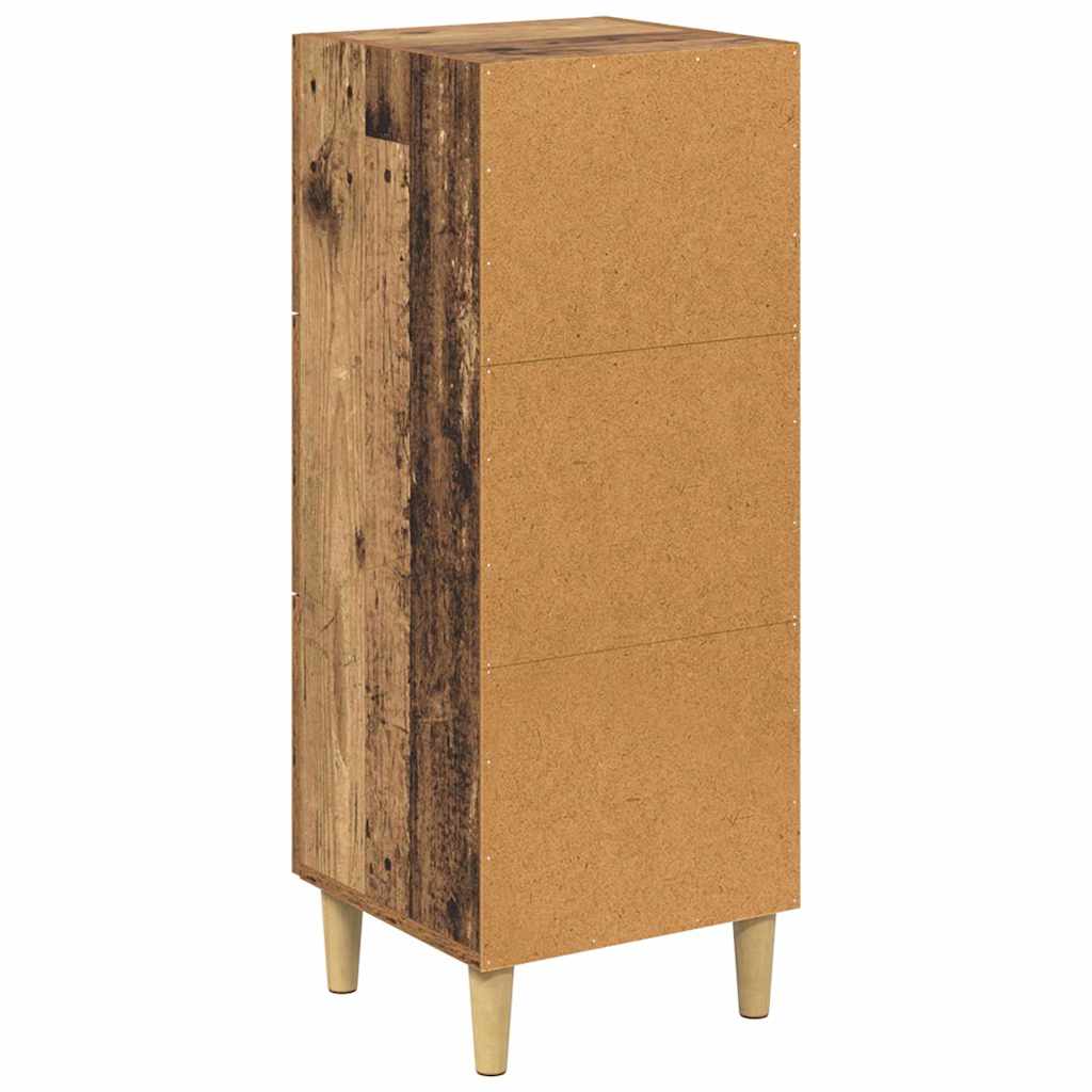 Credenza Legno vecchio 34.5 x 34 x 90 cm Legno multistrato