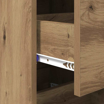 Credenza rovere artigianale 34.5 x 34 x 90 cm Legno multistrato