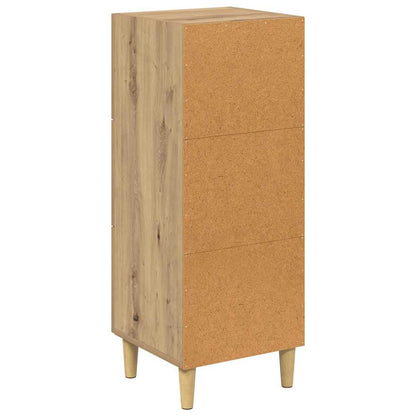 Credenza rovere artigianale 34.5 x 34 x 90 cm Legno multistrato