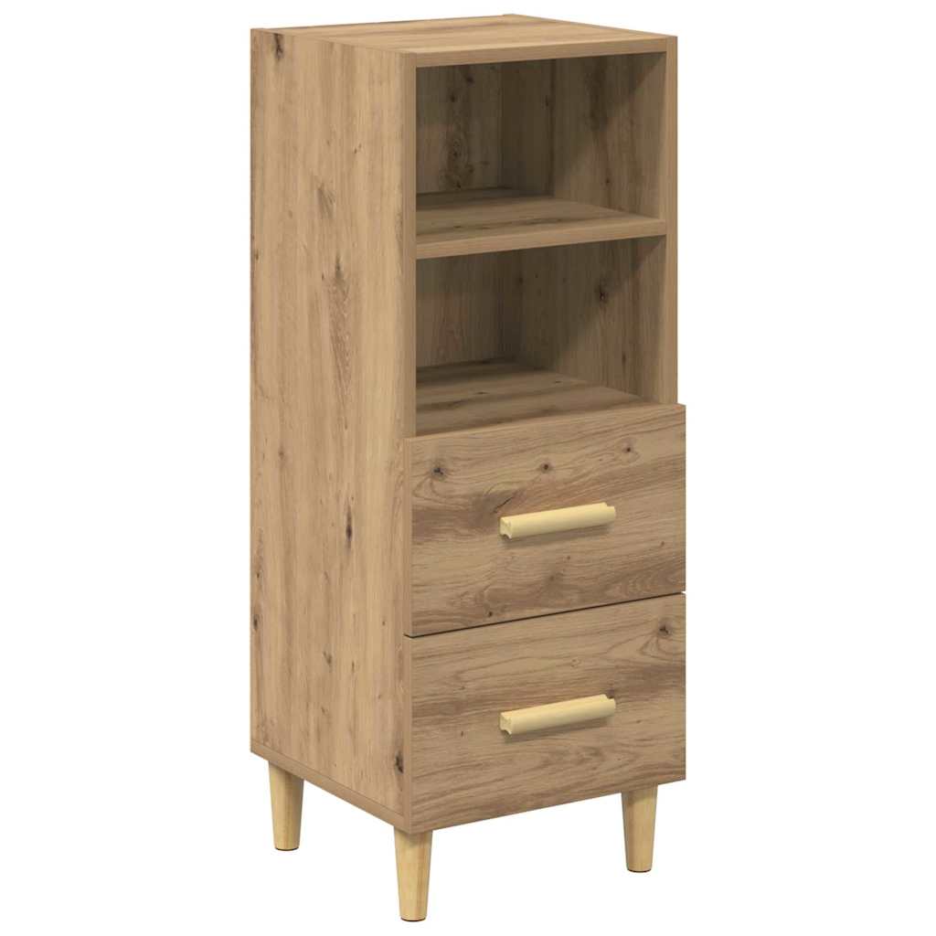 Credenza rovere artigianale 34 x 34,5 x 90 cm Legno multistrato