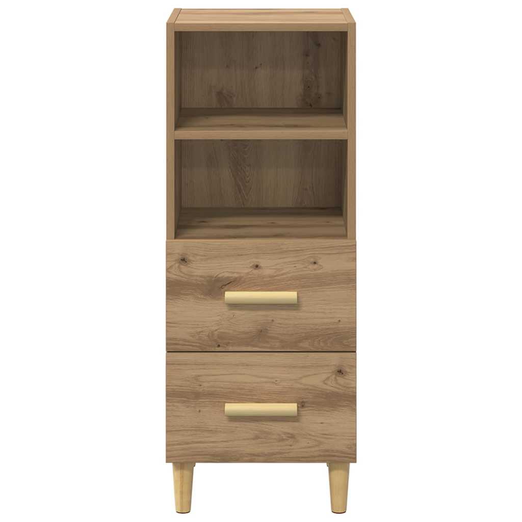 Credenza rovere artigianale 34 x 34,5 x 90 cm Legno multistrato