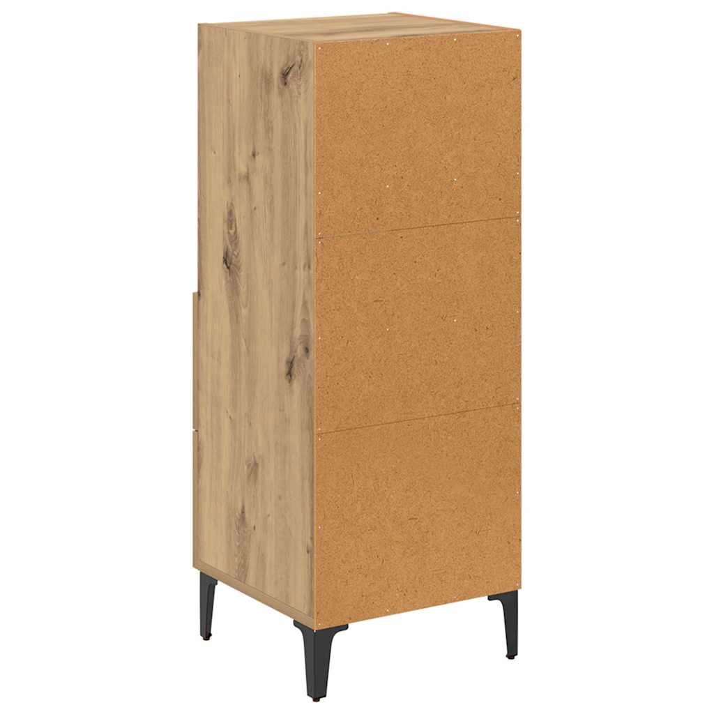 Credenza rovere artigianale 34 x 34.5 x 90 cm Legno multistrato