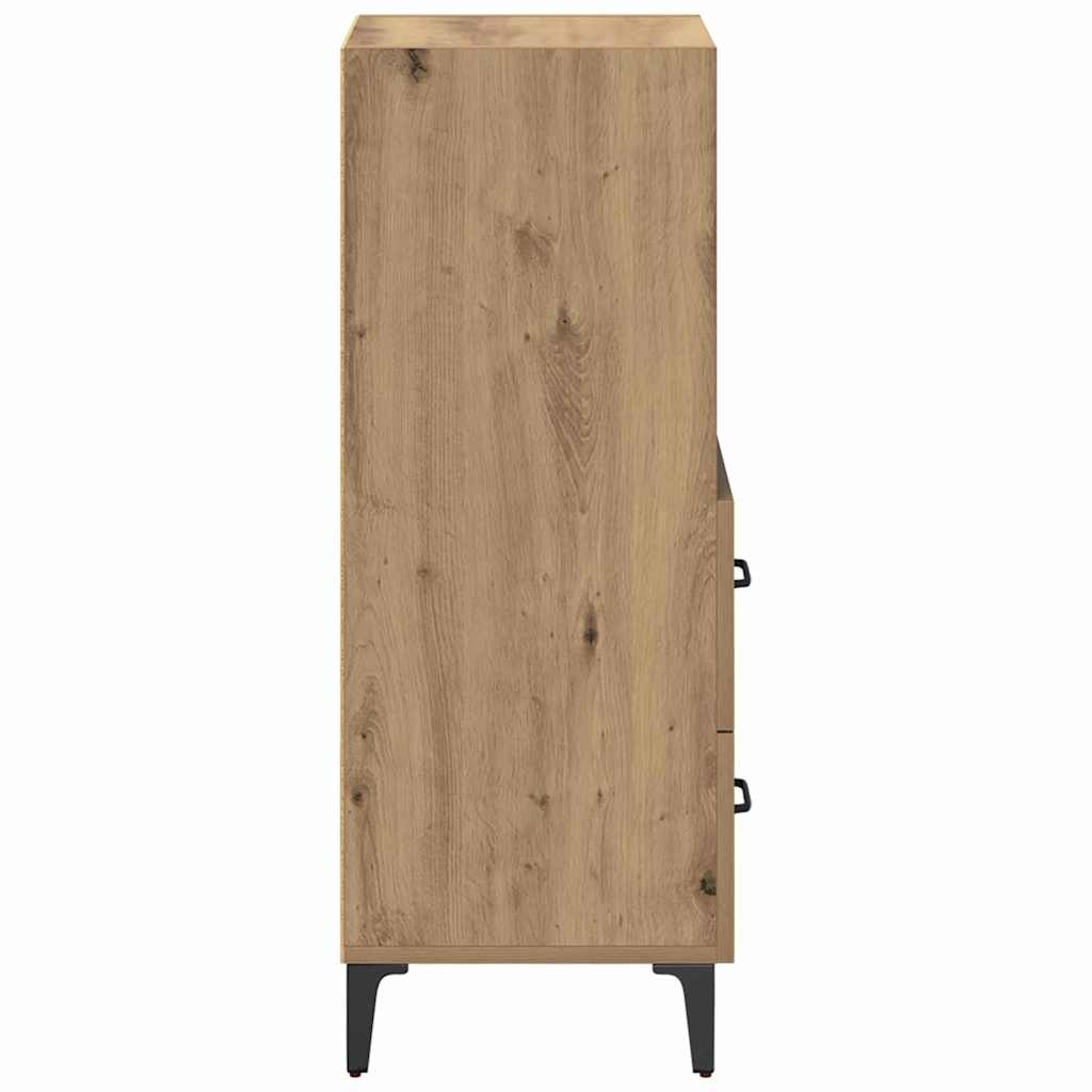 Credenza rovere artigianale 34 x 34.5 x 90 cm Legno multistrato