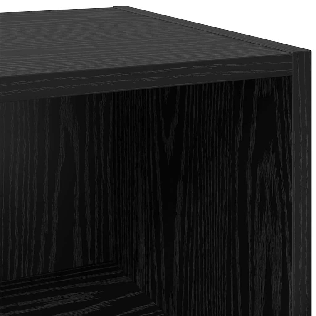 Credenza Rovere nero 32.5 x 34.5 x 90 cm Legno multistrato