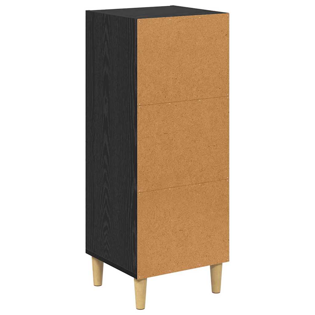 Credenza Rovere nero 32.5 x 34.5 x 90 cm Legno multistrato