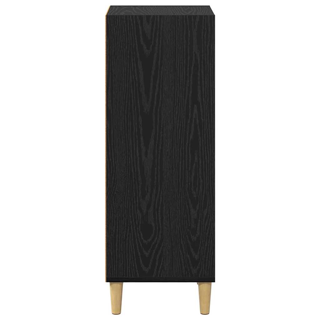 Credenza Rovere nero 32.5 x 34.5 x 90 cm Legno multistrato
