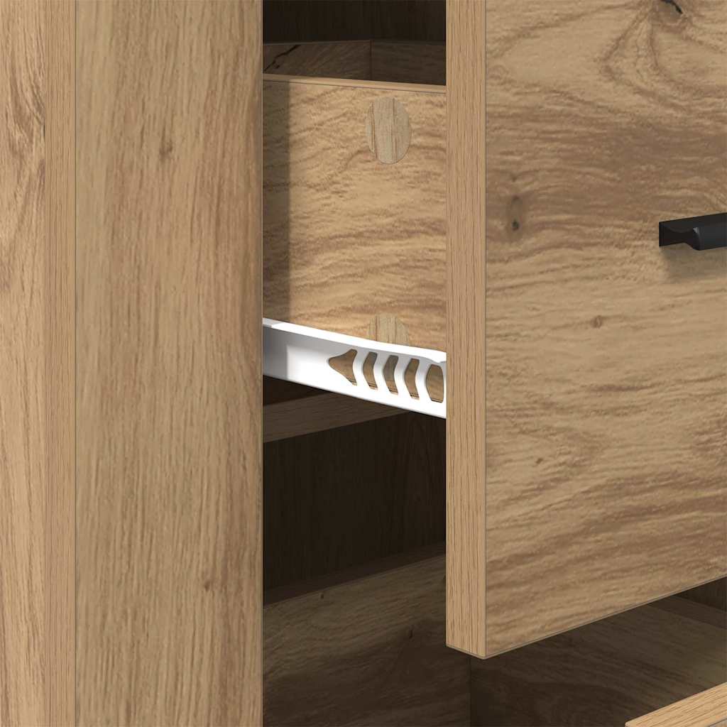 Credenza rovere artigianale 40 x 33 x 70 cm Legno multistrato