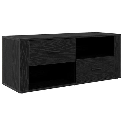 Mobile TV Rovere Nero 100 x 35 x 40 cm Legno multistrato