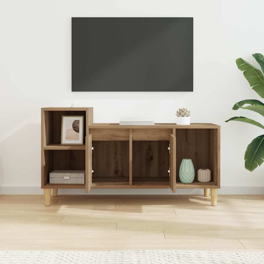 Mobile TV Rovere artigianale 100 x 35 x 55 cm Legno multistrato