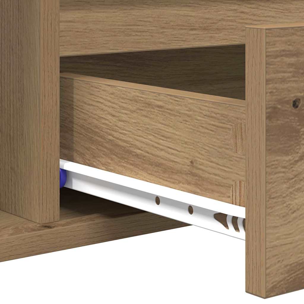 Tavolino da salotto Rovere artigianale 90 x 49 x 45 cm | homemem39