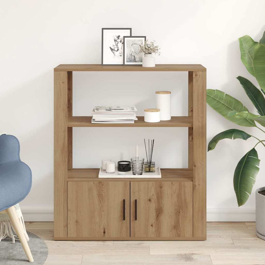 Credenza rovere artigianale 30 x 80 x 90 cm Legno multistrato