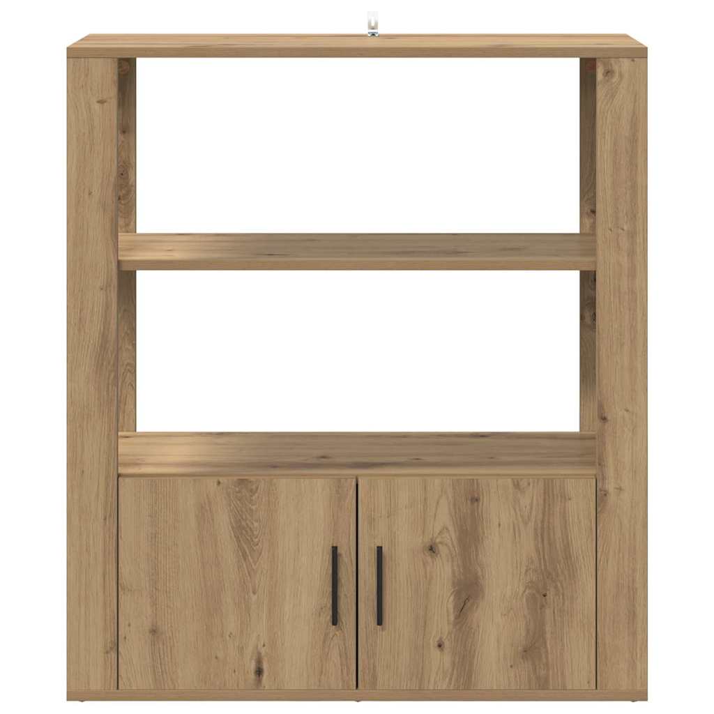Credenza rovere artigianale 30 x 80 x 90 cm Legno multistrato