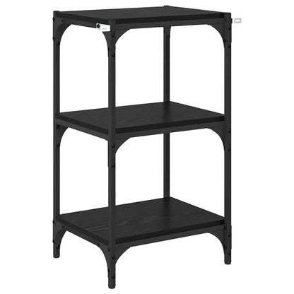 Armadio per Libri Rovere nero 40 x 33 x 70,5 cm