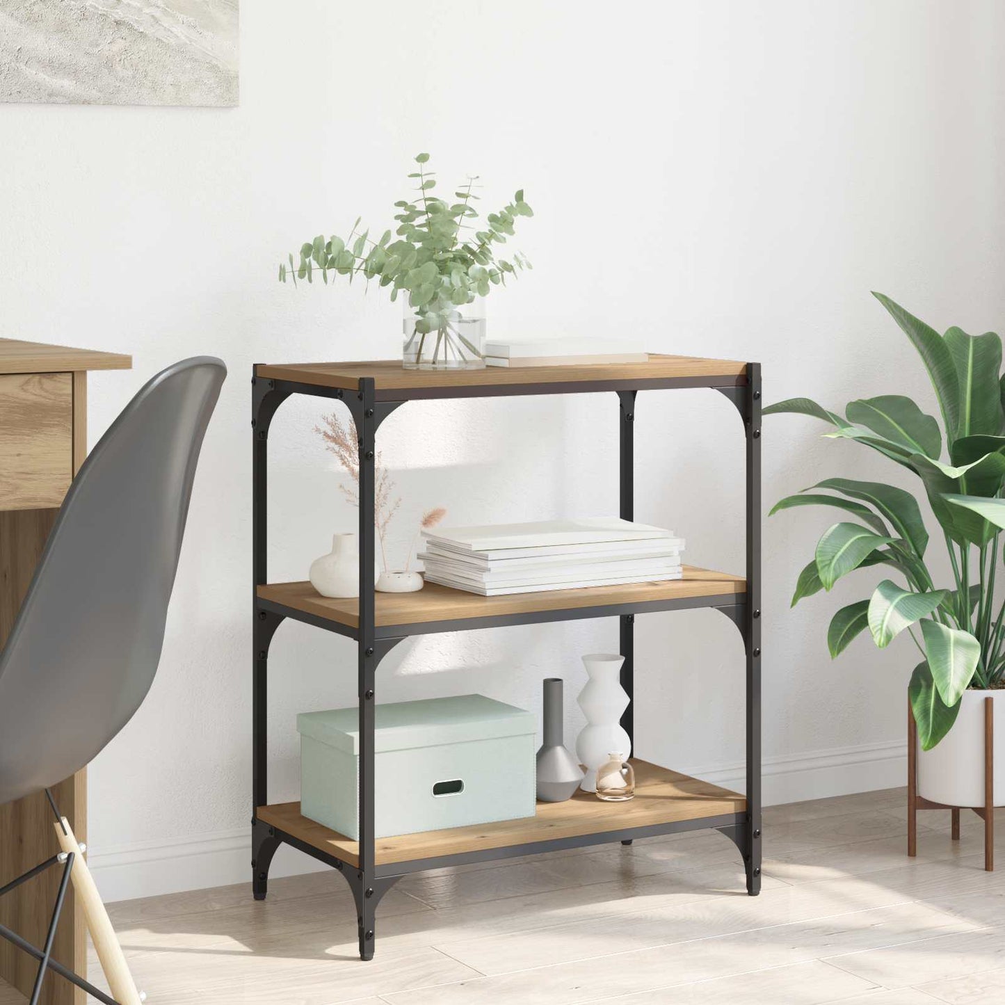 Armadio per Libri 3 livelli 60 x 33 x 70,5 cm | homemem39