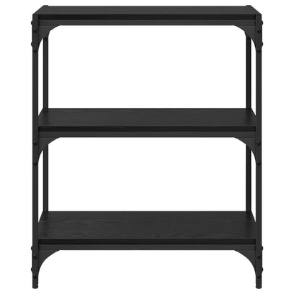 Armadio per Libri Rovere nero 60 x 33 x 70,5 cm | homemem39