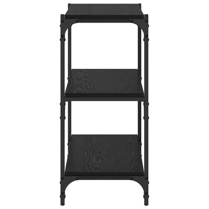 Armadio per Libri Rovere nero 60 x 33 x 70,5 cm