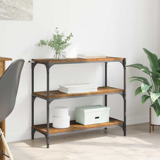 Armadio per Libri Legno vecchio 80 x 33 x 70,5 cm