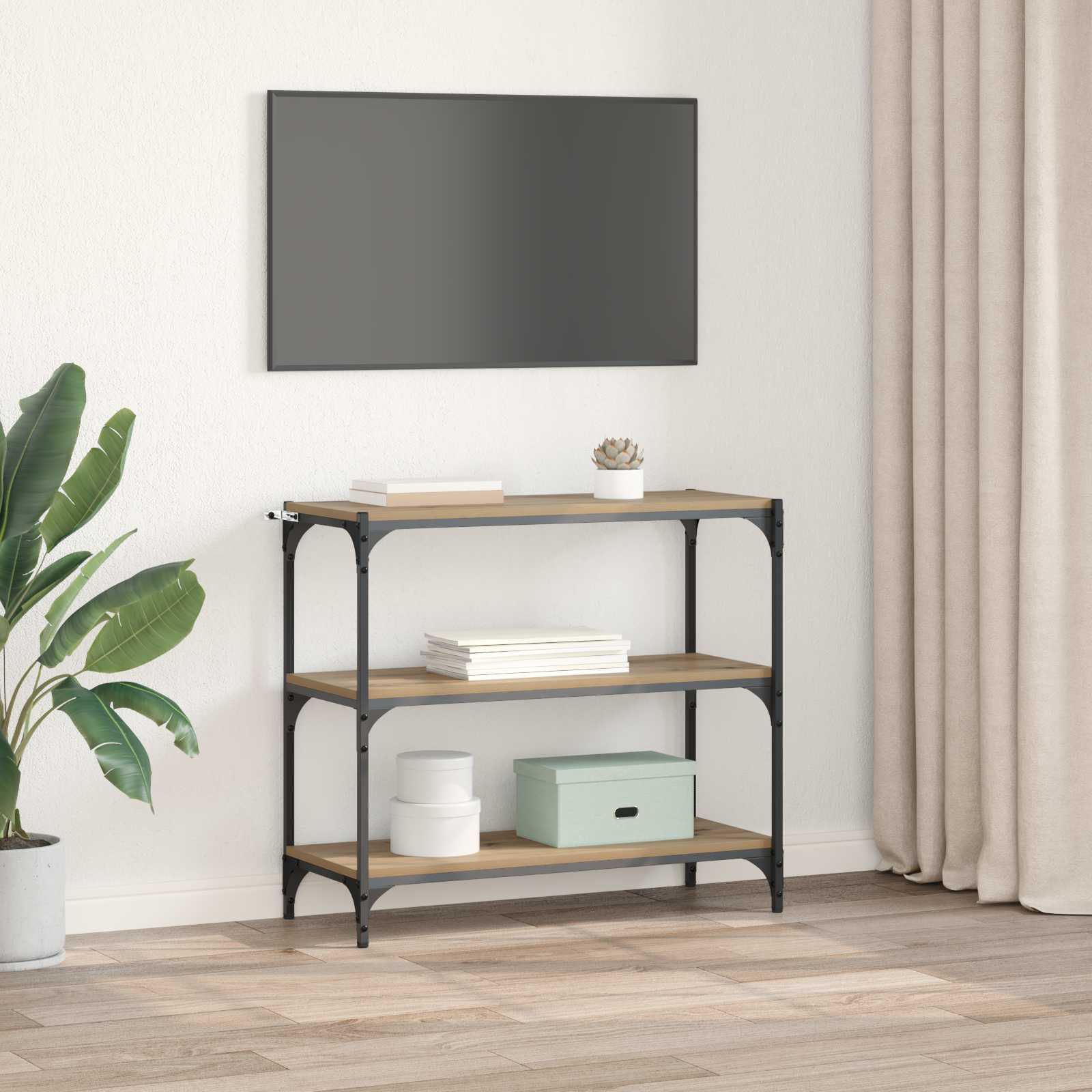 Armadio per Libri 3 livelli 80 x 33 x 70,5 cm | homemem39