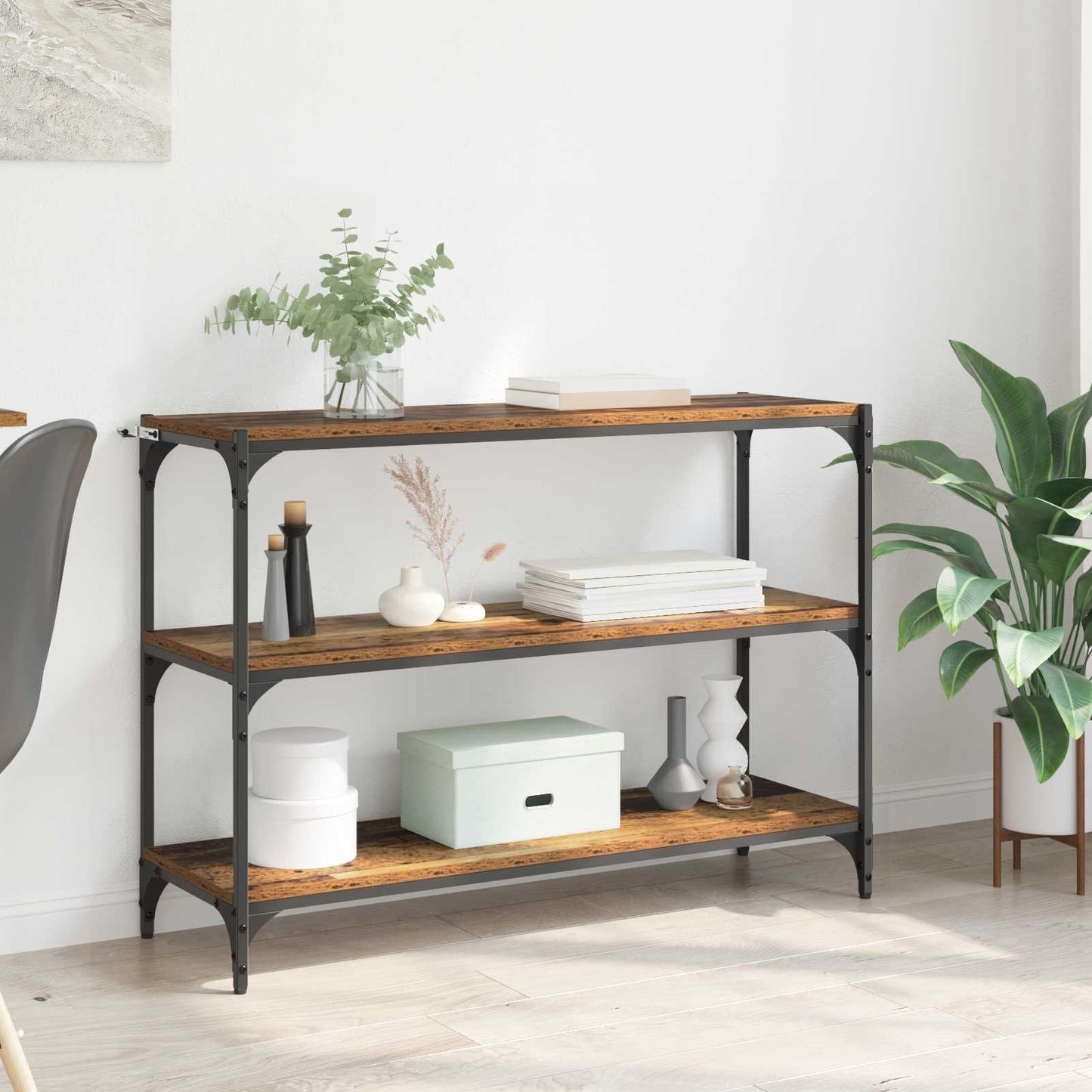 Armadio per Libri Legno vecchio 100 x 33 x 70,5 cm | homemem39