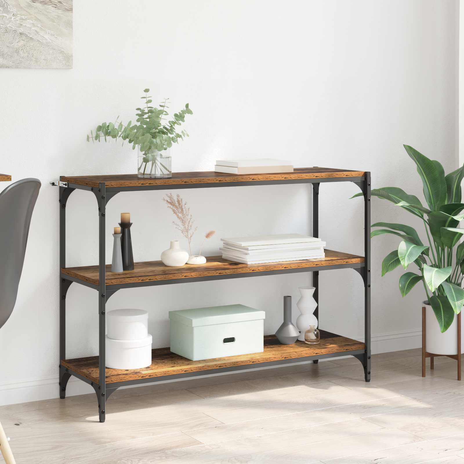Armadio per Libri Legno vecchio 100 x 33 x 70,5 cm | homemem39
