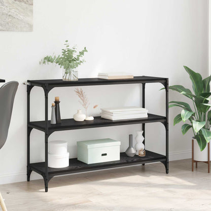 Armadio per Libri Rovere nero 100 x 33 x 70,5 cm | homemem39