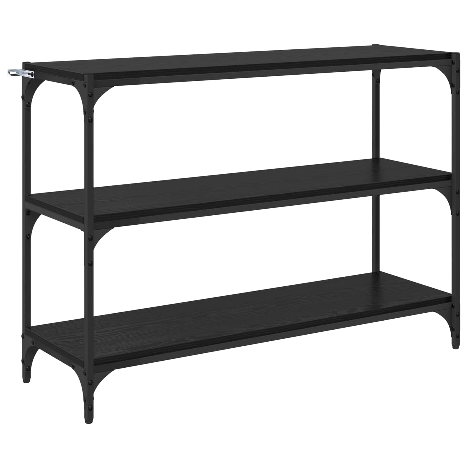 Armadio per Libri Rovere nero 100 x 33 x 70,5 cm | homemem39