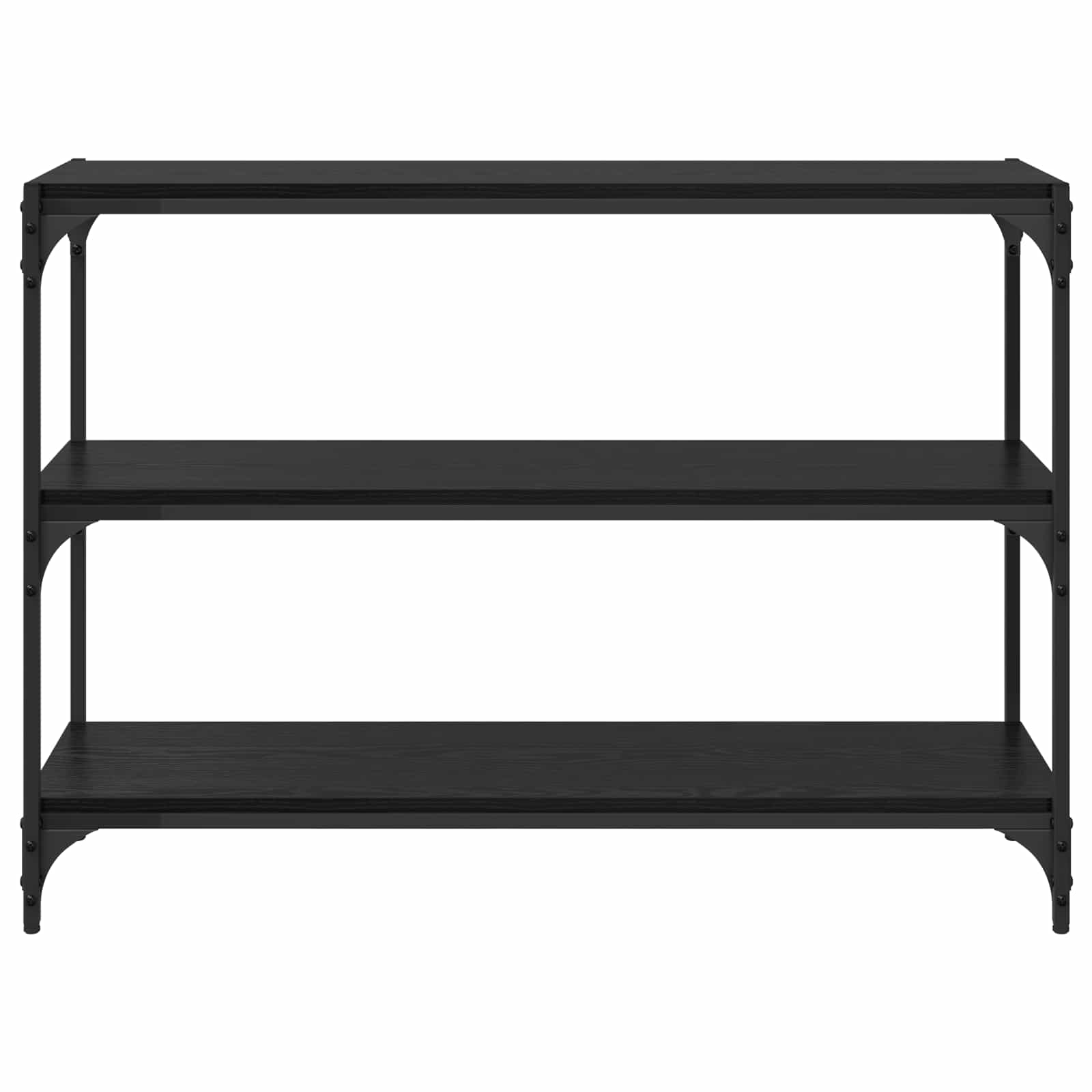 Armadio per Libri Rovere nero 100 x 33 x 70,5 cm | homemem39